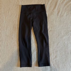 Lululemon Wunder Train high rise cropped leggings